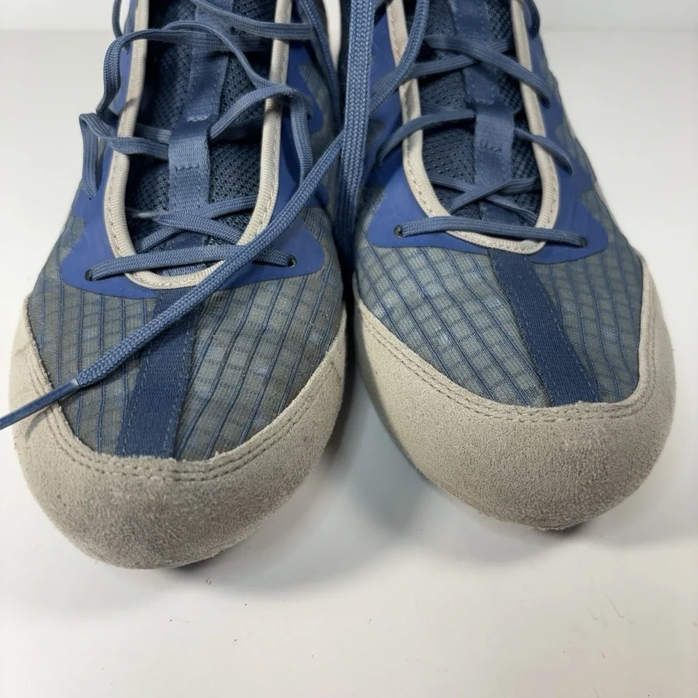 adidas Box Hog 4 Mens 6 Shoes Blue Grey Metallic Boxing Training Boots Sneaker
